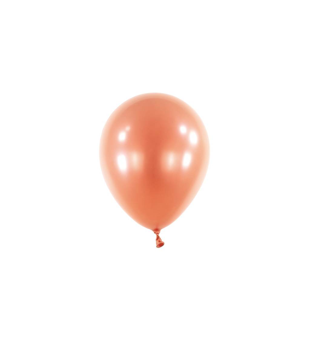 Perlovo-růžový balónek
