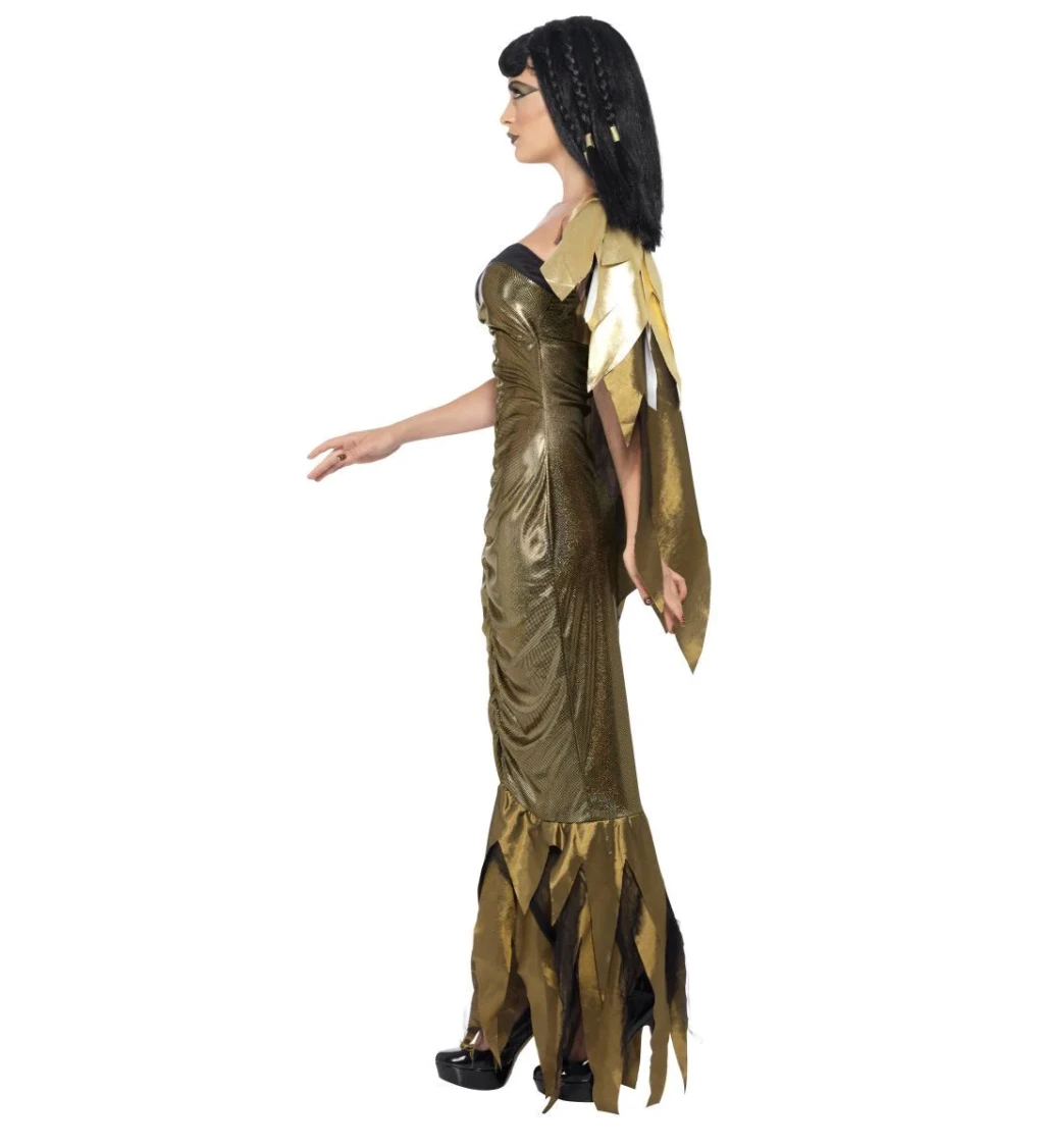 Kostým - Kleopatra, barva černo-zlatá
