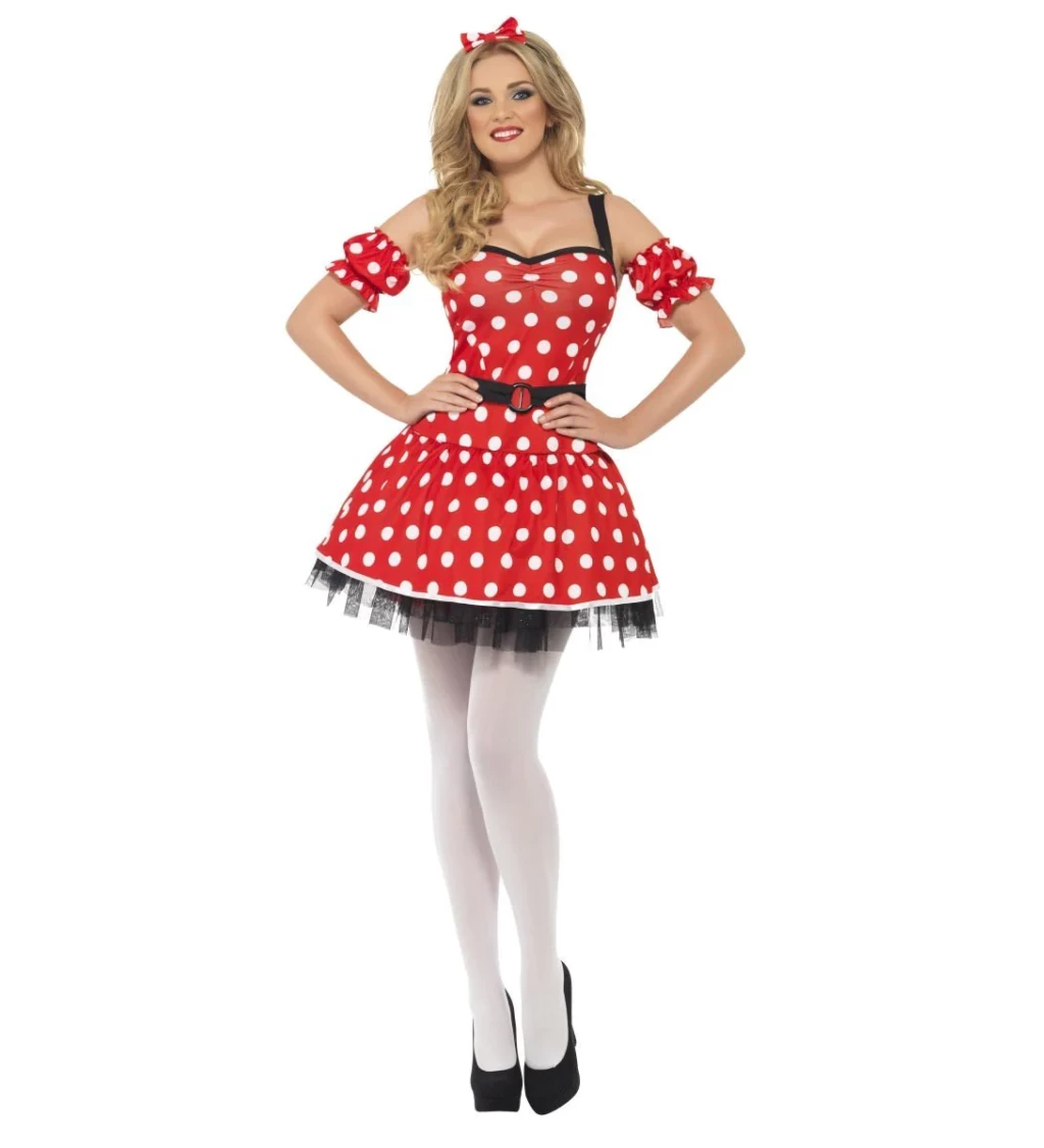 Kostým - Sexy šaty Minnie Mouse II