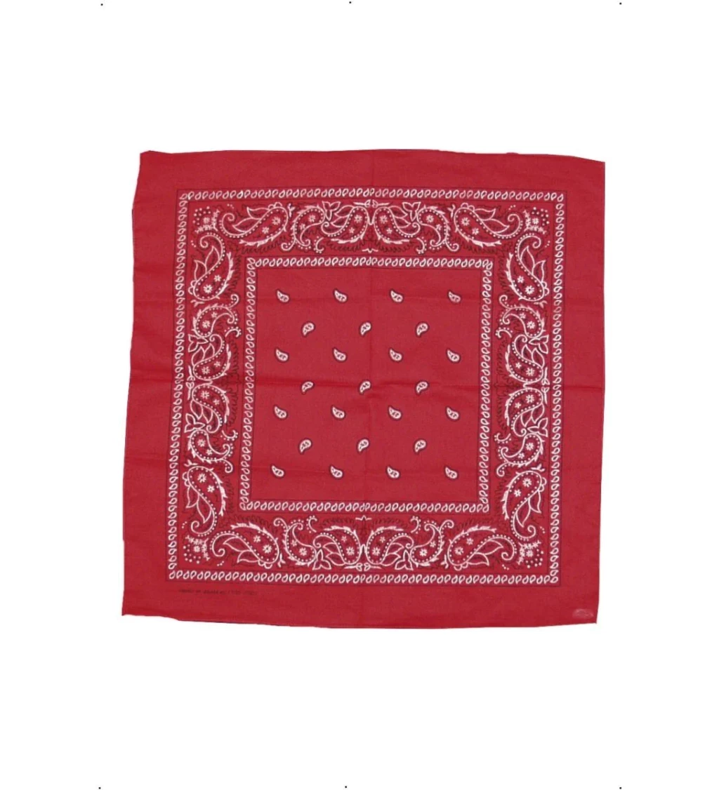 Kovbojský šátek - barva červená