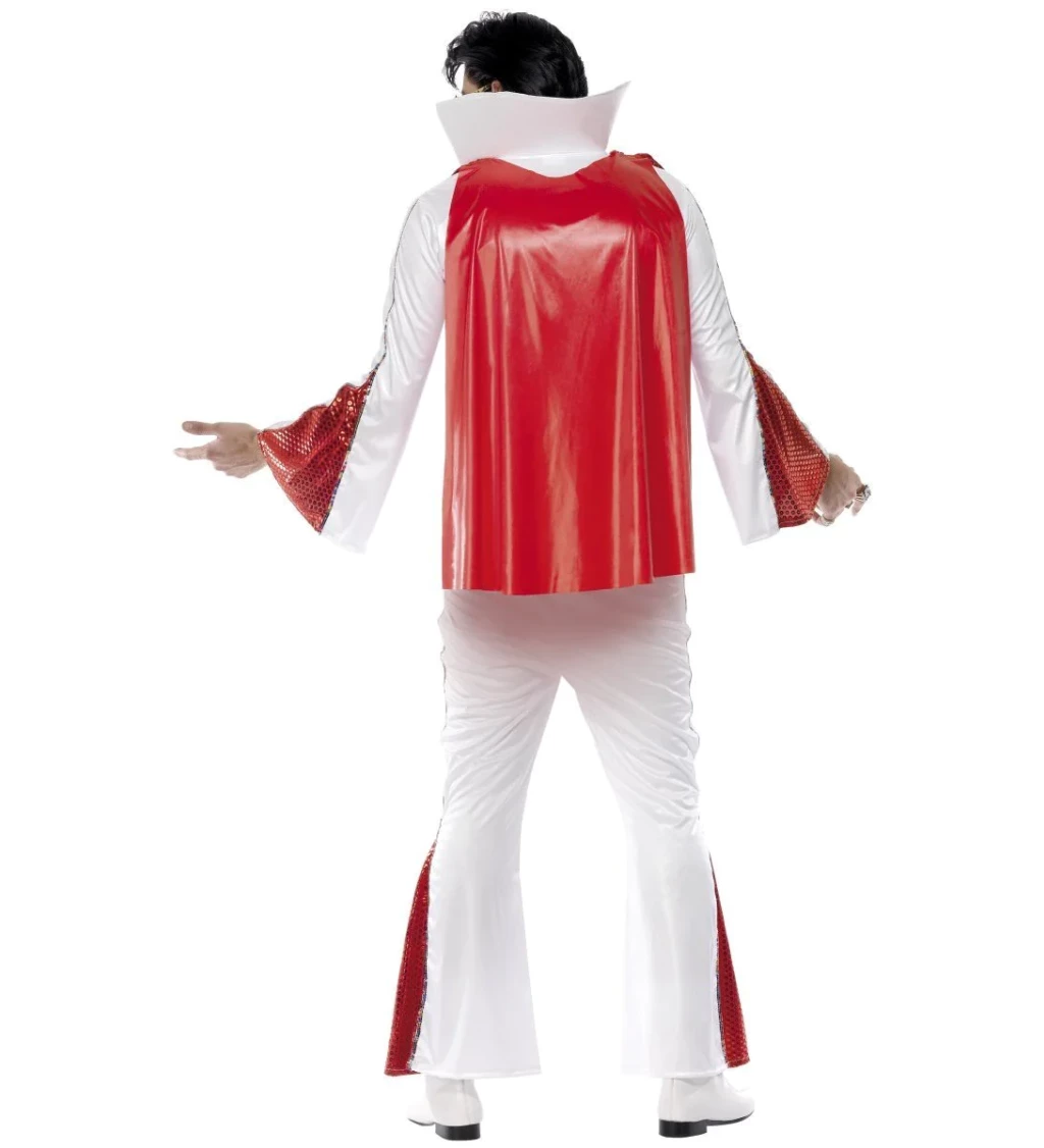Kostým - Elvis, model bílo-červený