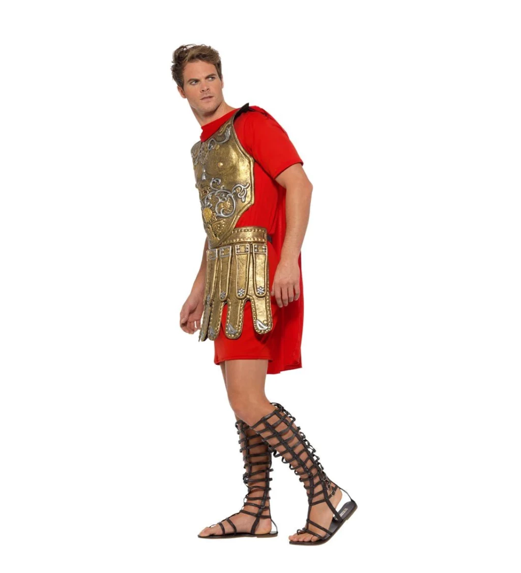 Kostým Gladiátor (zlato-červený)