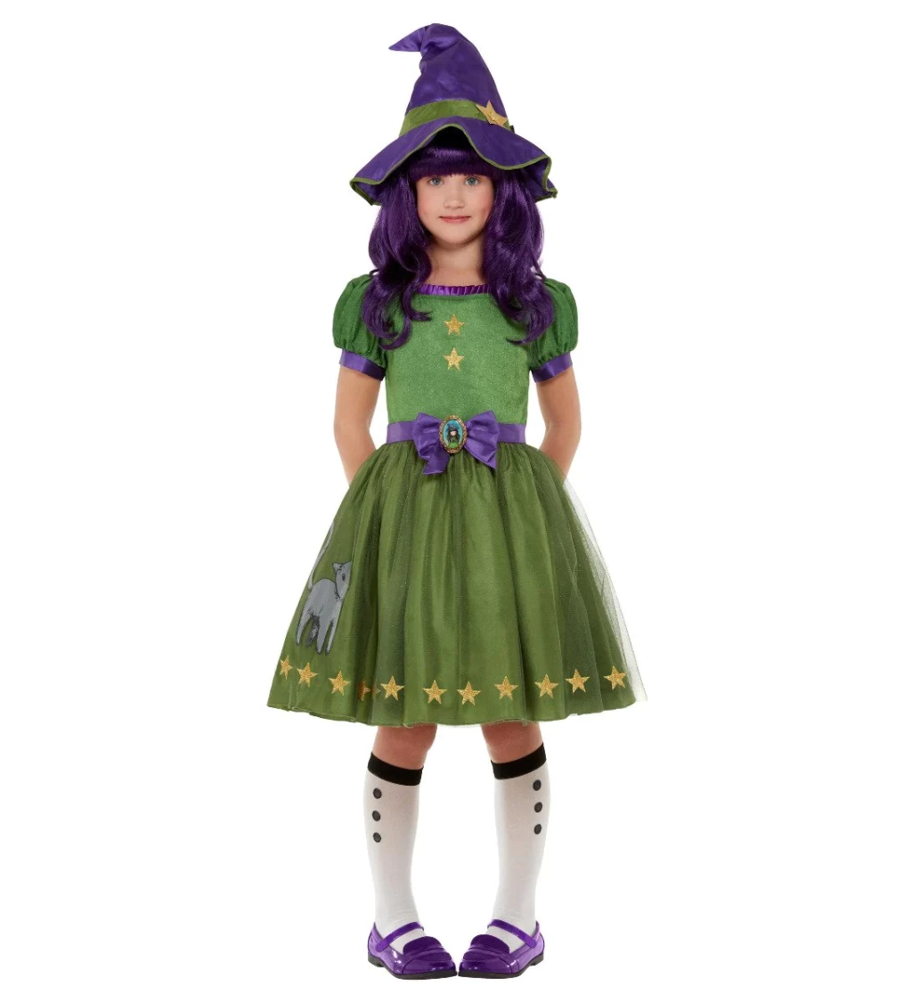 Dětský kostým - čarodějka Santoro