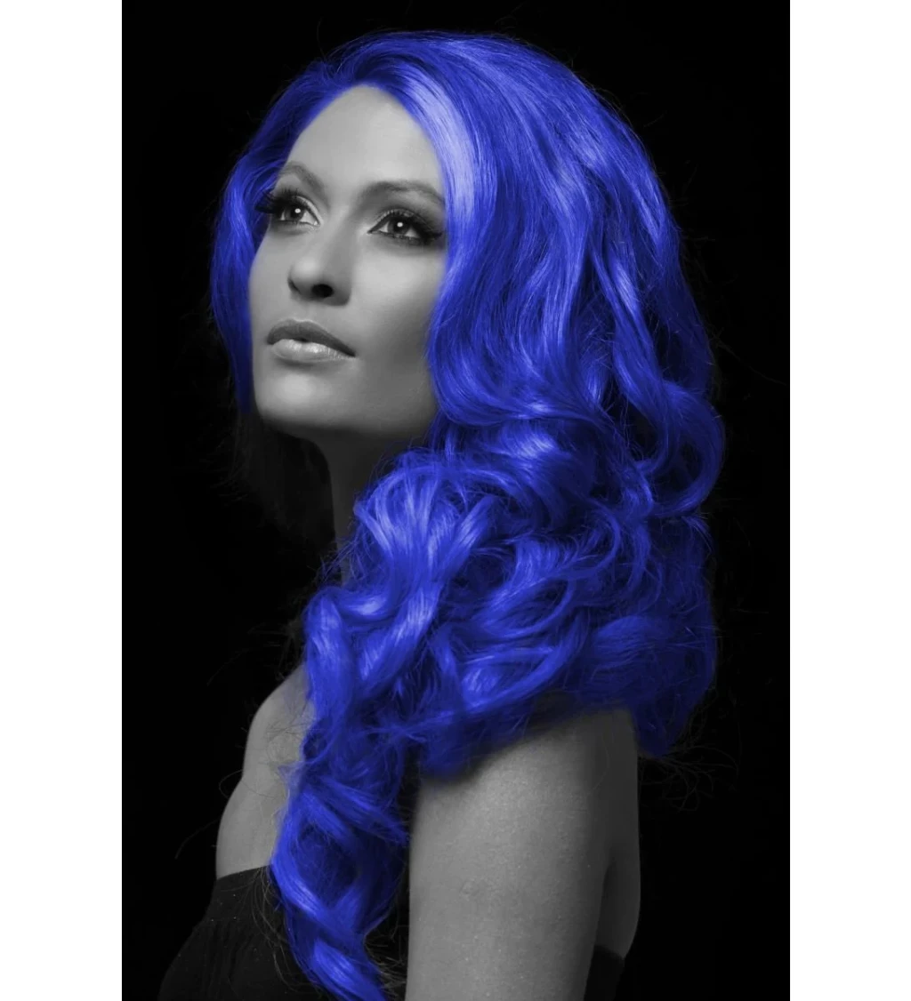 Barevný sprej na vlasy - barva modrá