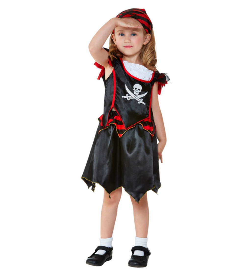 Dívčí pirátský kostým - pro nejmenší