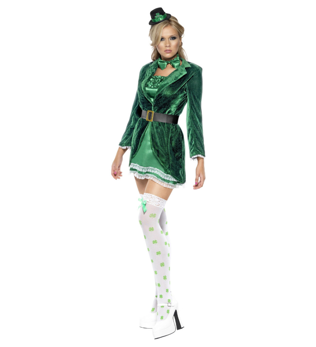 Kostým - St. Patrick`s day, dámské sexy šaty