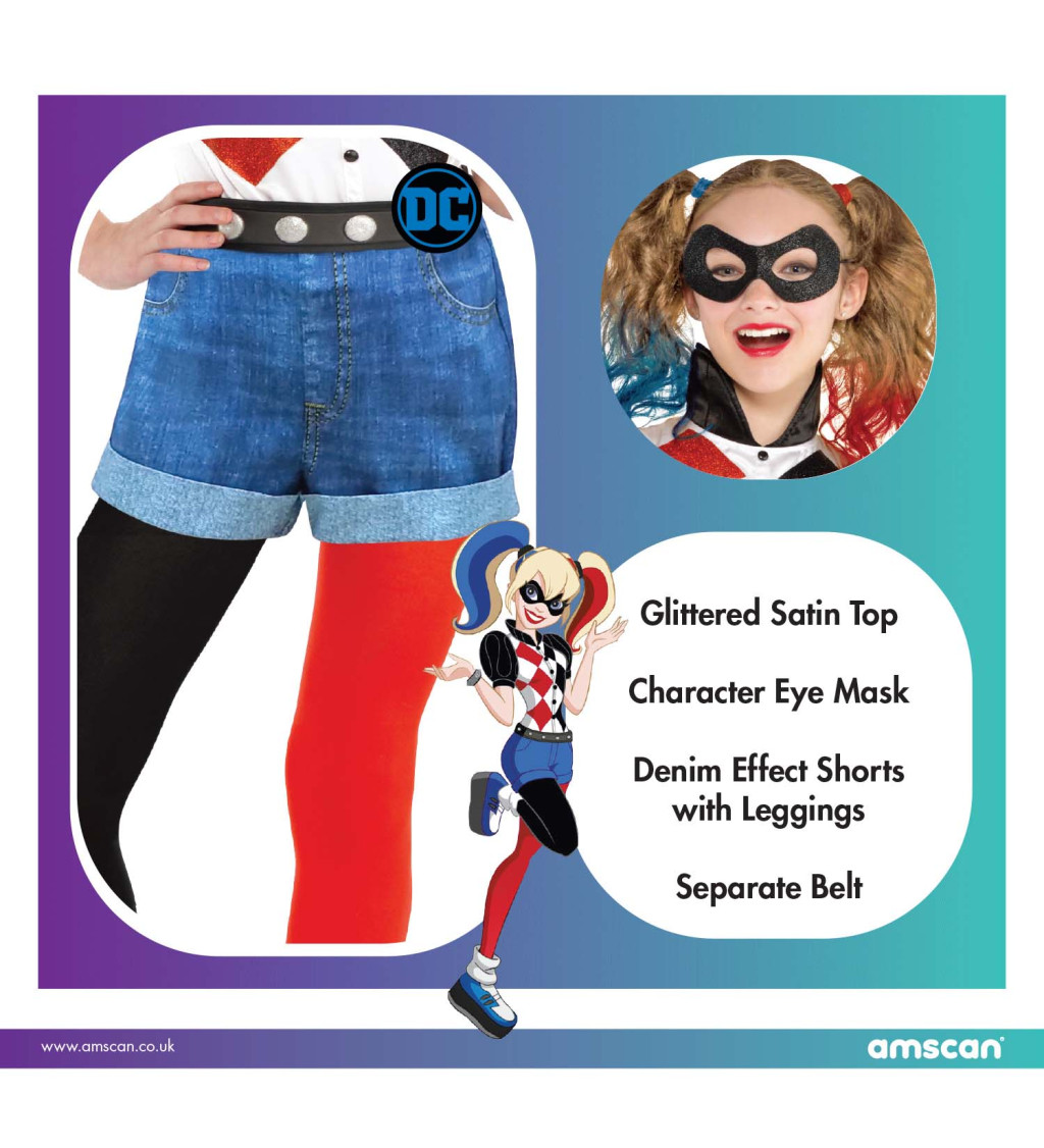 Dětský kostým - Harley Quinn