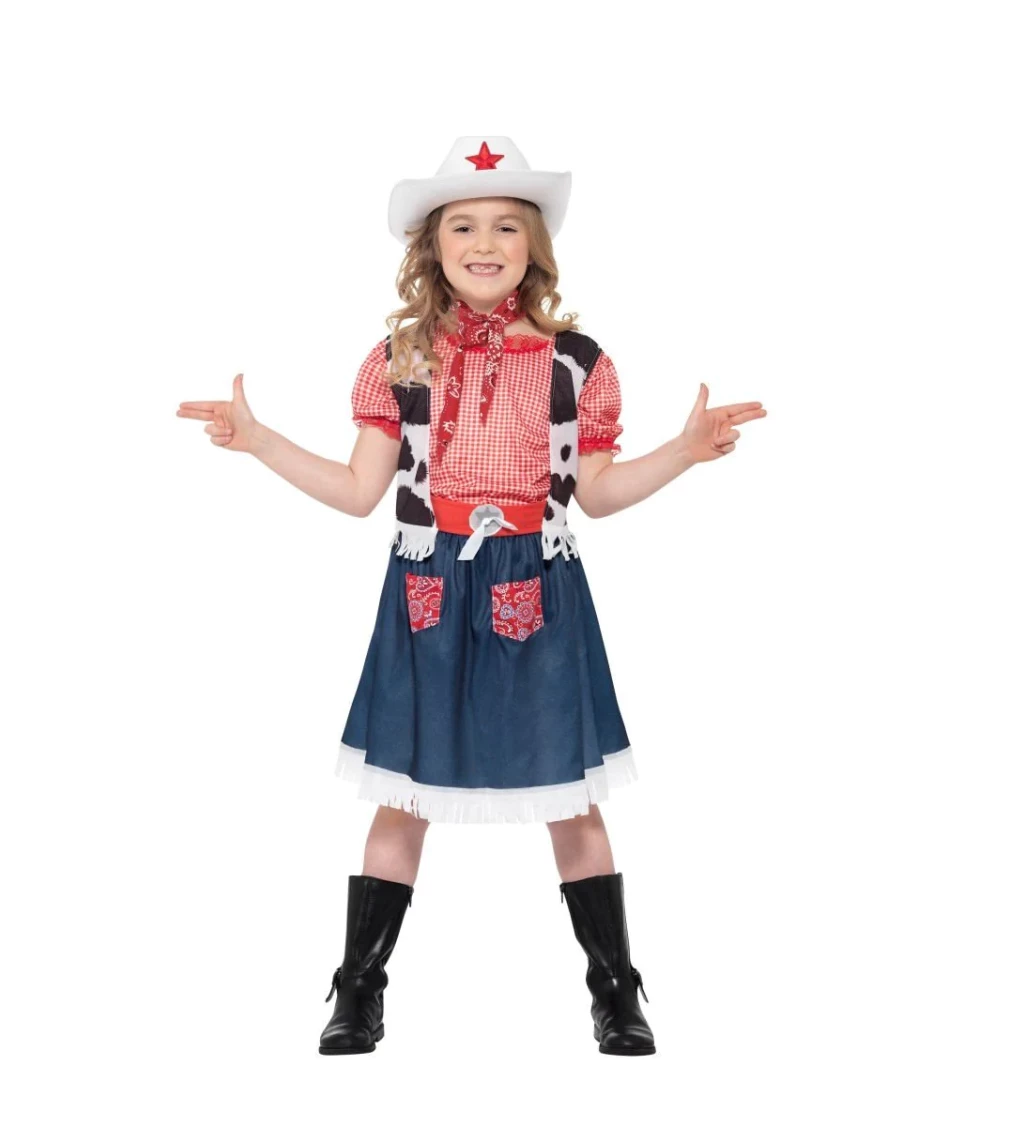 Dětský dívčí kostým - Kovbojka
