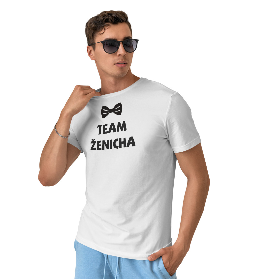 Pánské tričko na rozlučku se svobodu - Ženich motýlek