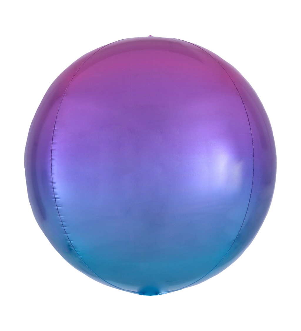 Modro-fialový balónek