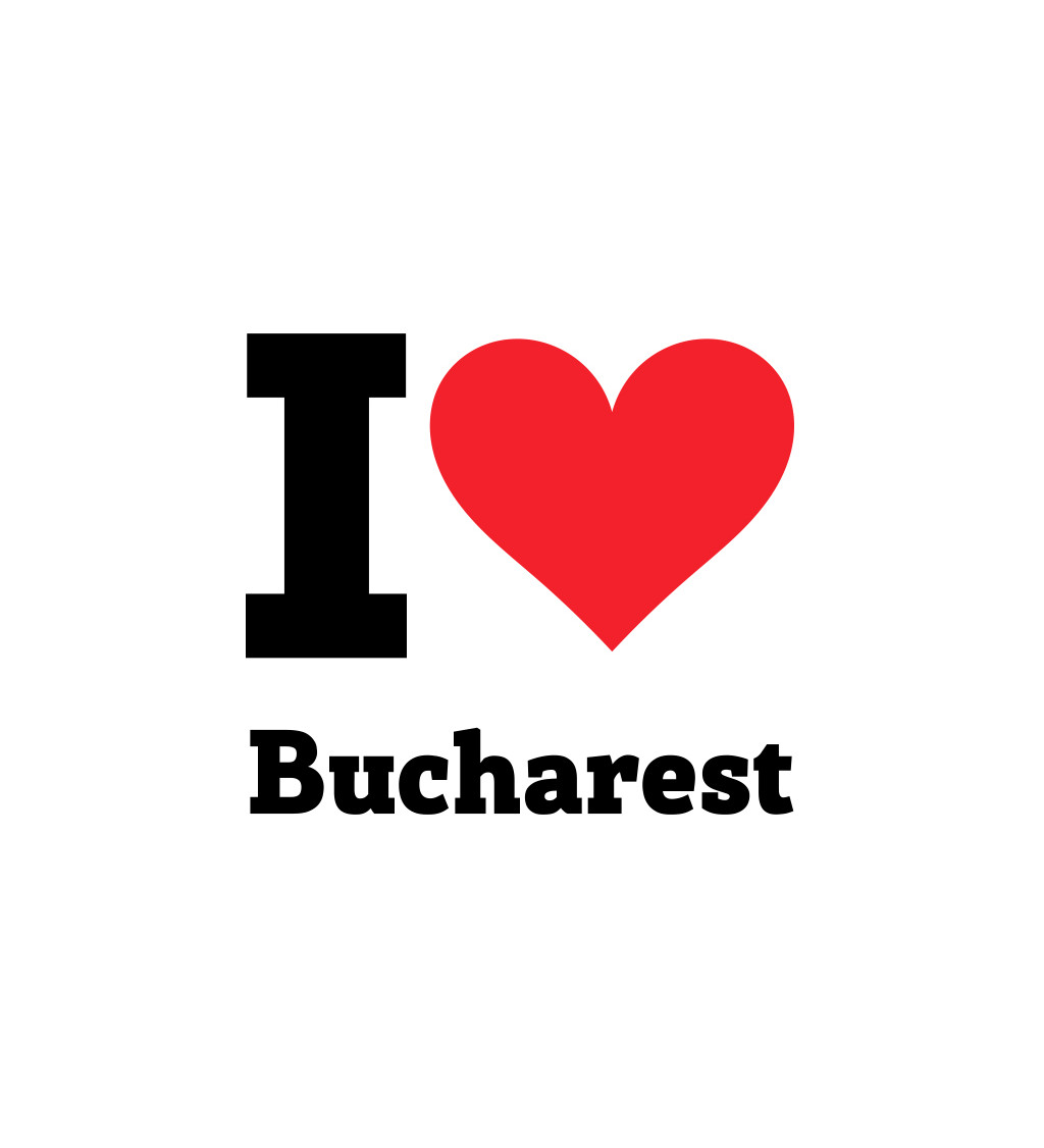 Pánské triko - I love Bucharest