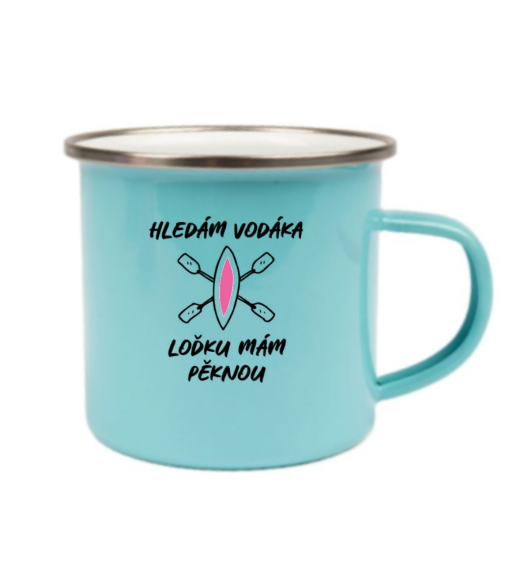 Plecháček modrý - Hledám vodáka, loďku mám pěknou