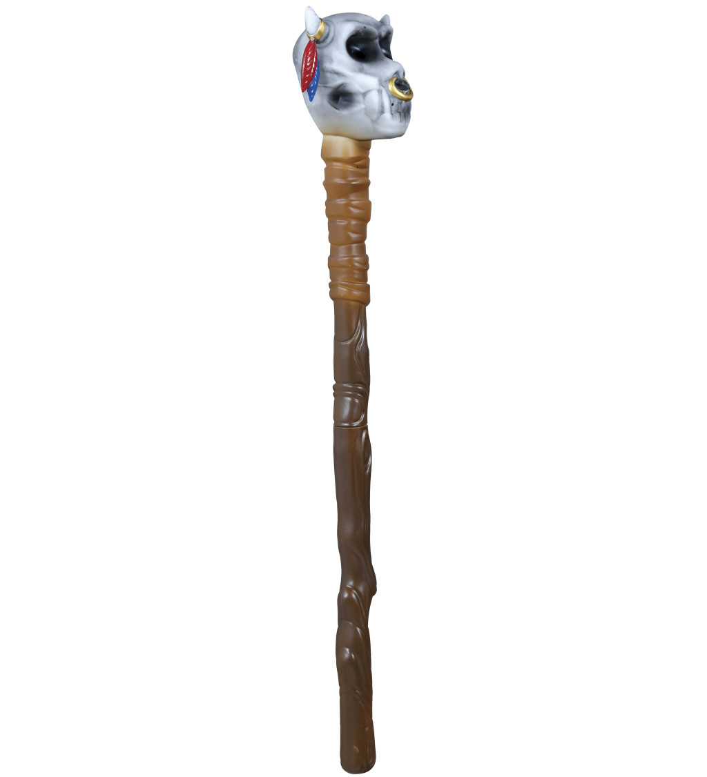 Odnímatelná hůl s lebkou