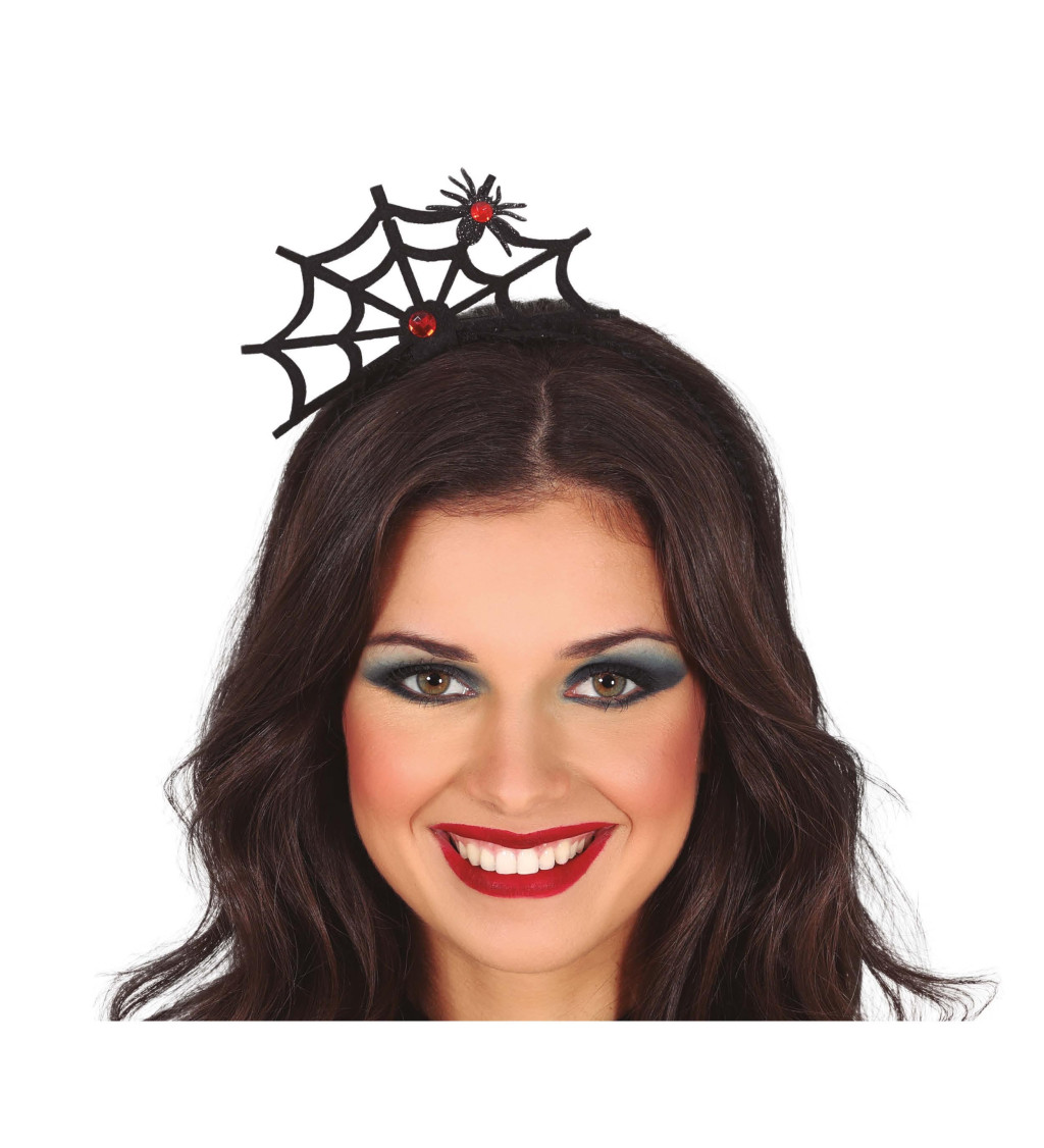 Čelenka s pavučinou