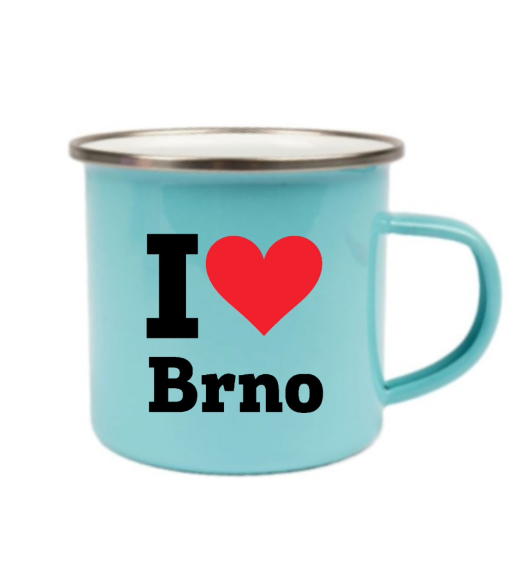 Plecháček modrý .- I love Brno