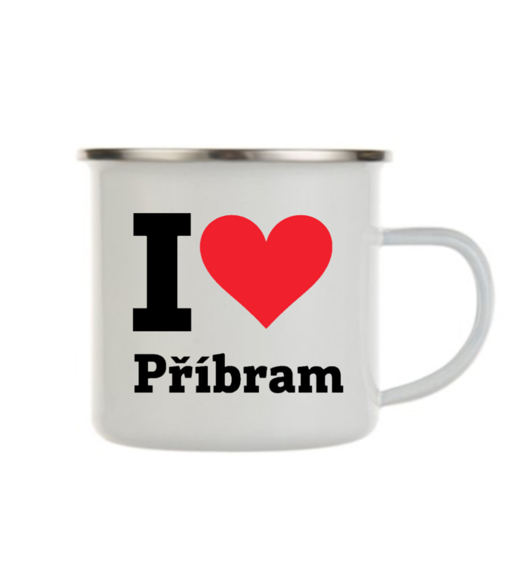 Plecháček bílý -I love Příbram