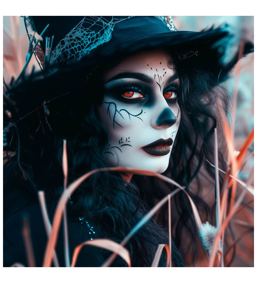 kontaktní čočky jednodenní- blood