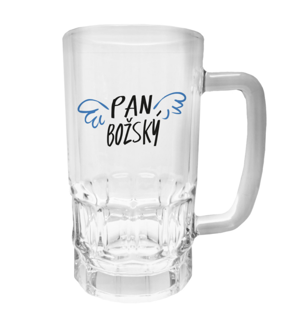 Půllitr s potiskem - Pan božský křídla