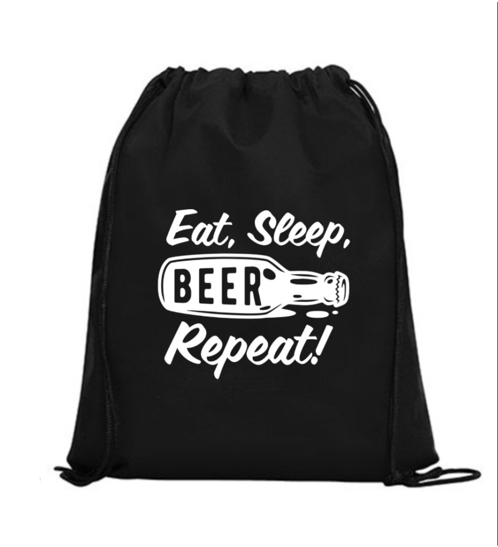 Vak na záda - Eat sleep beer repeat