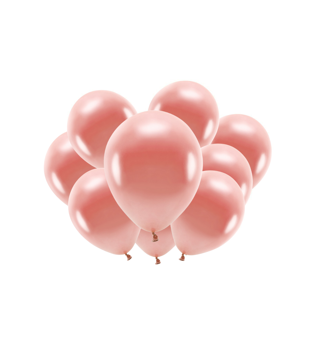 Eco rose gold balónky