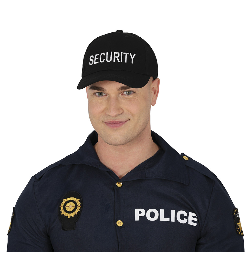 Kšiltovka pro ochranku černá