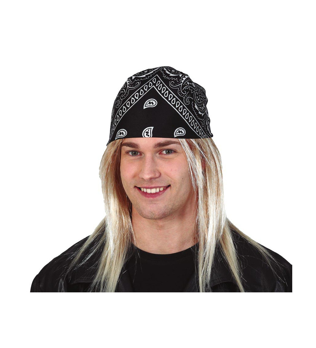 Černý kovbojský šátek