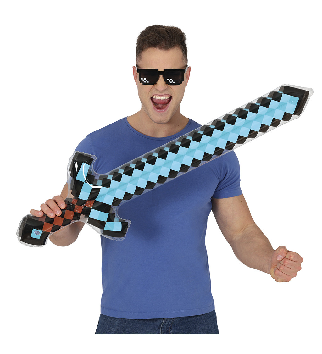 Pixelový meč nafukovací