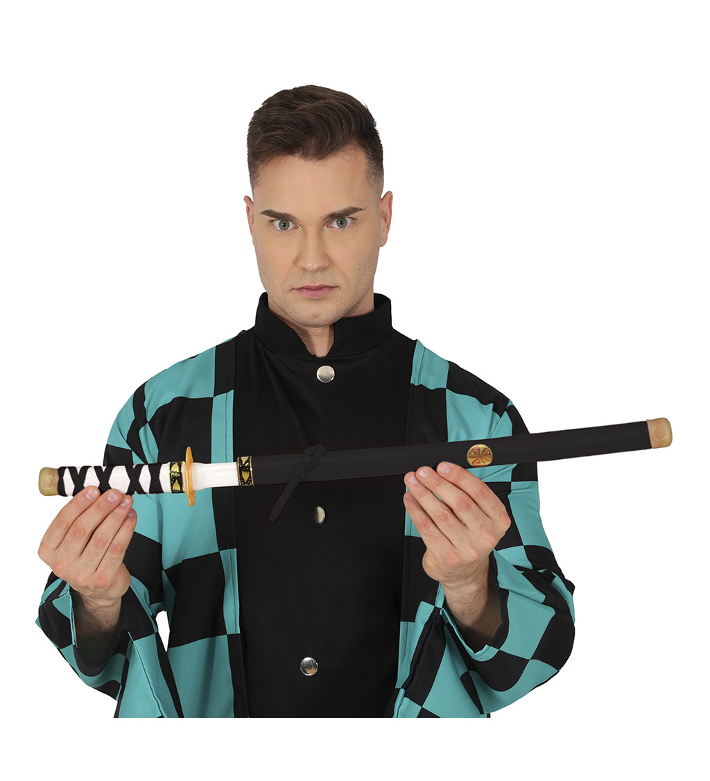 Samurajský meč s pochvou