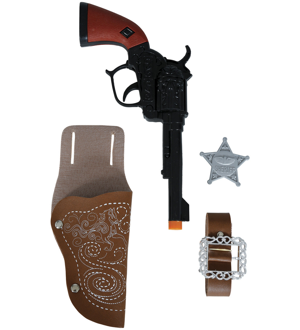 Pouzdro na náboje s pistolí