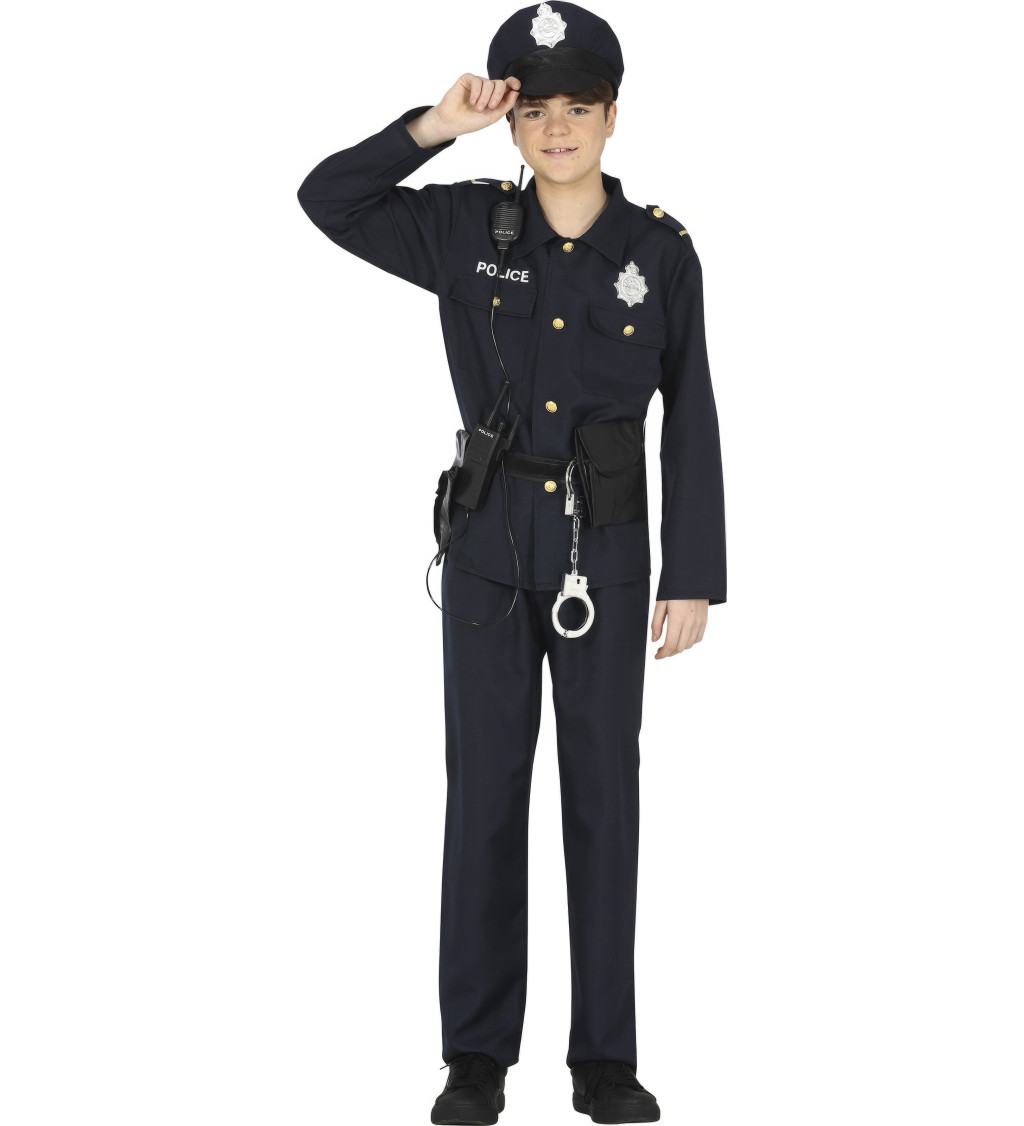 Pánský kostým Teenager policista