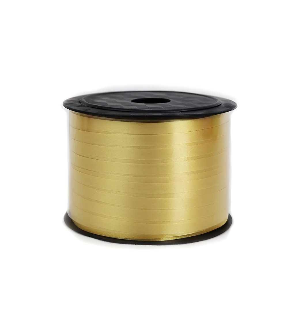 Stuha na balónky zlatá