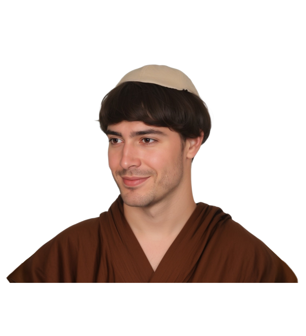 Pánská paruka mnich