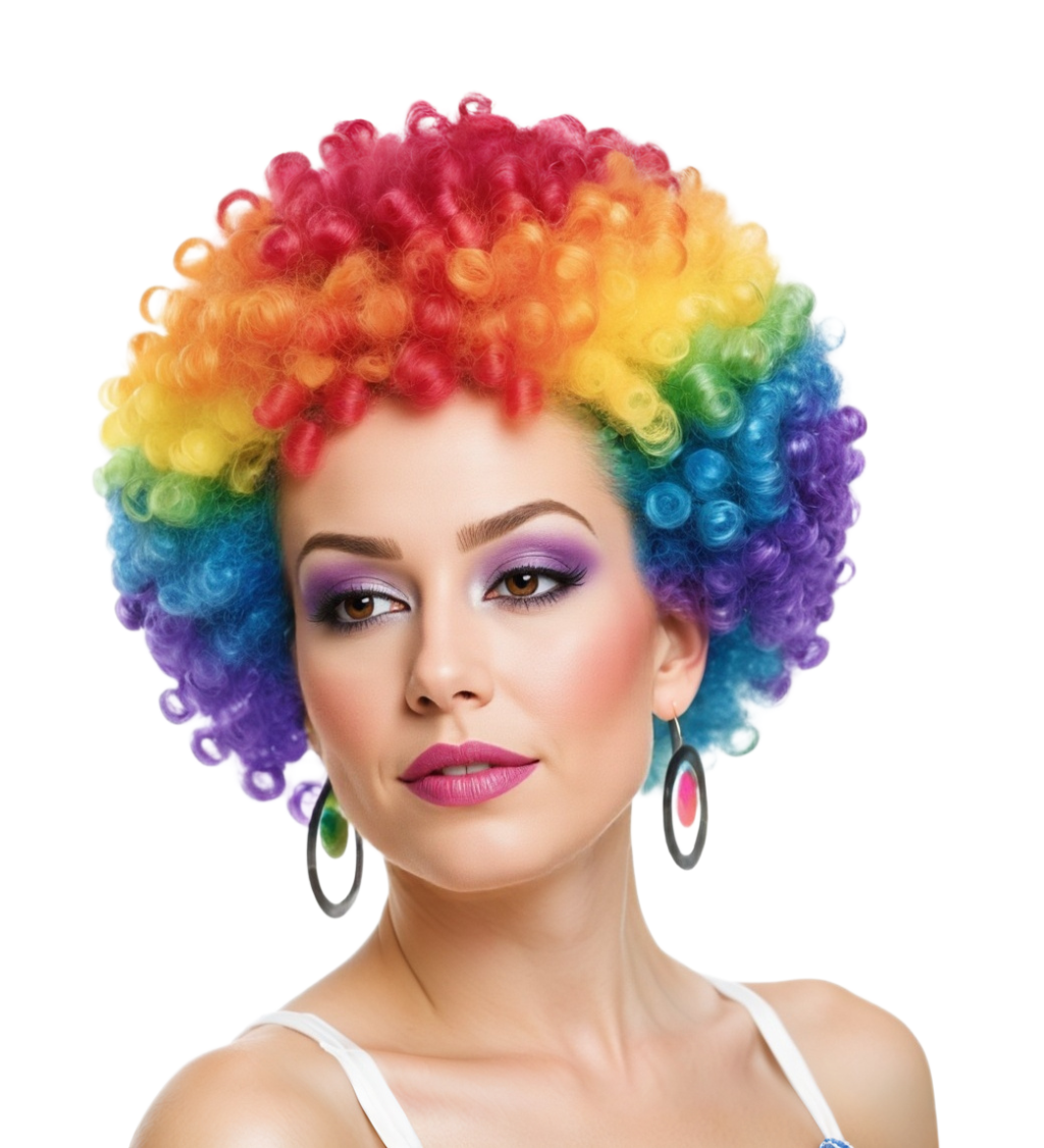 Dámská paruka afro