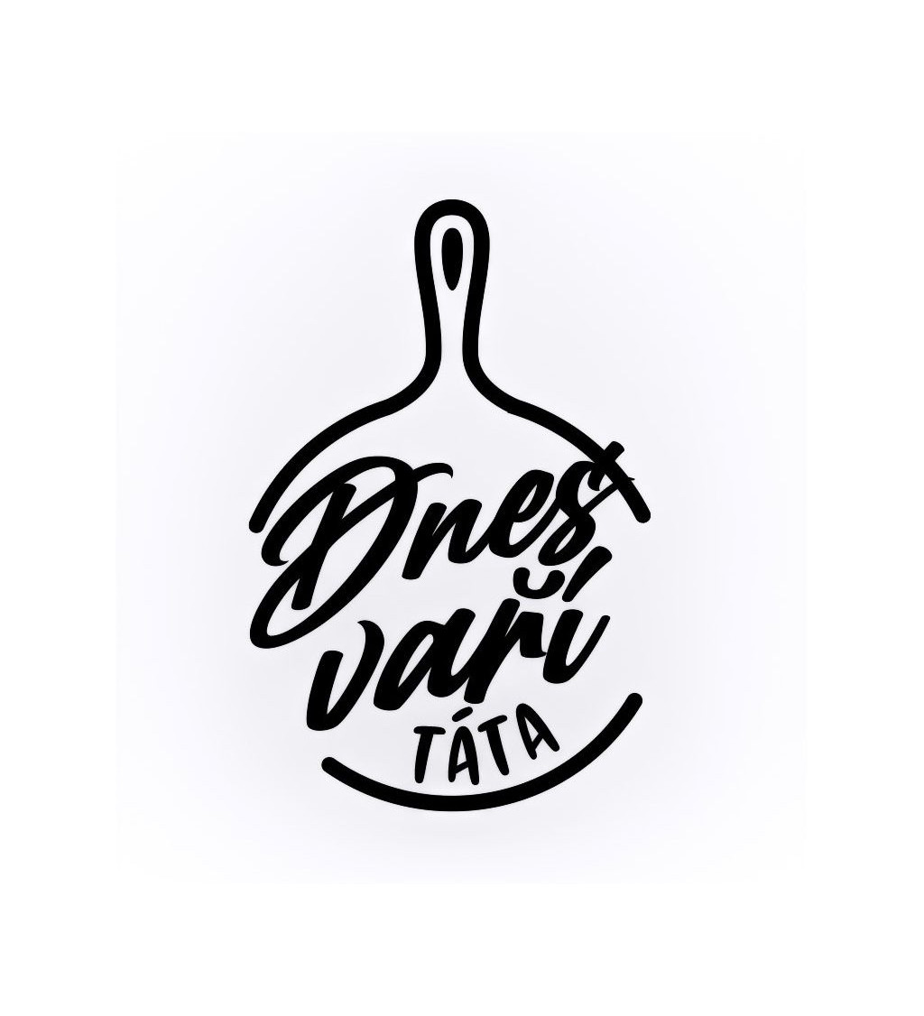 Zástěra bílá - Dnes vaří táta