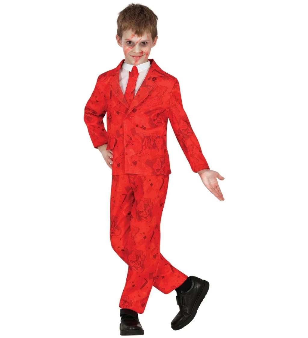 Dětský kostým - červený oblek