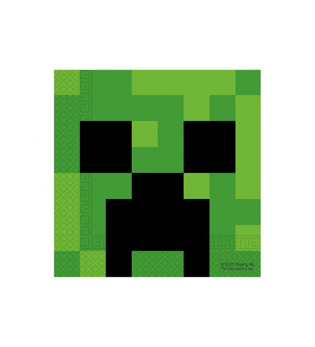 Papírové ubrousky - Minecraft 20 ks