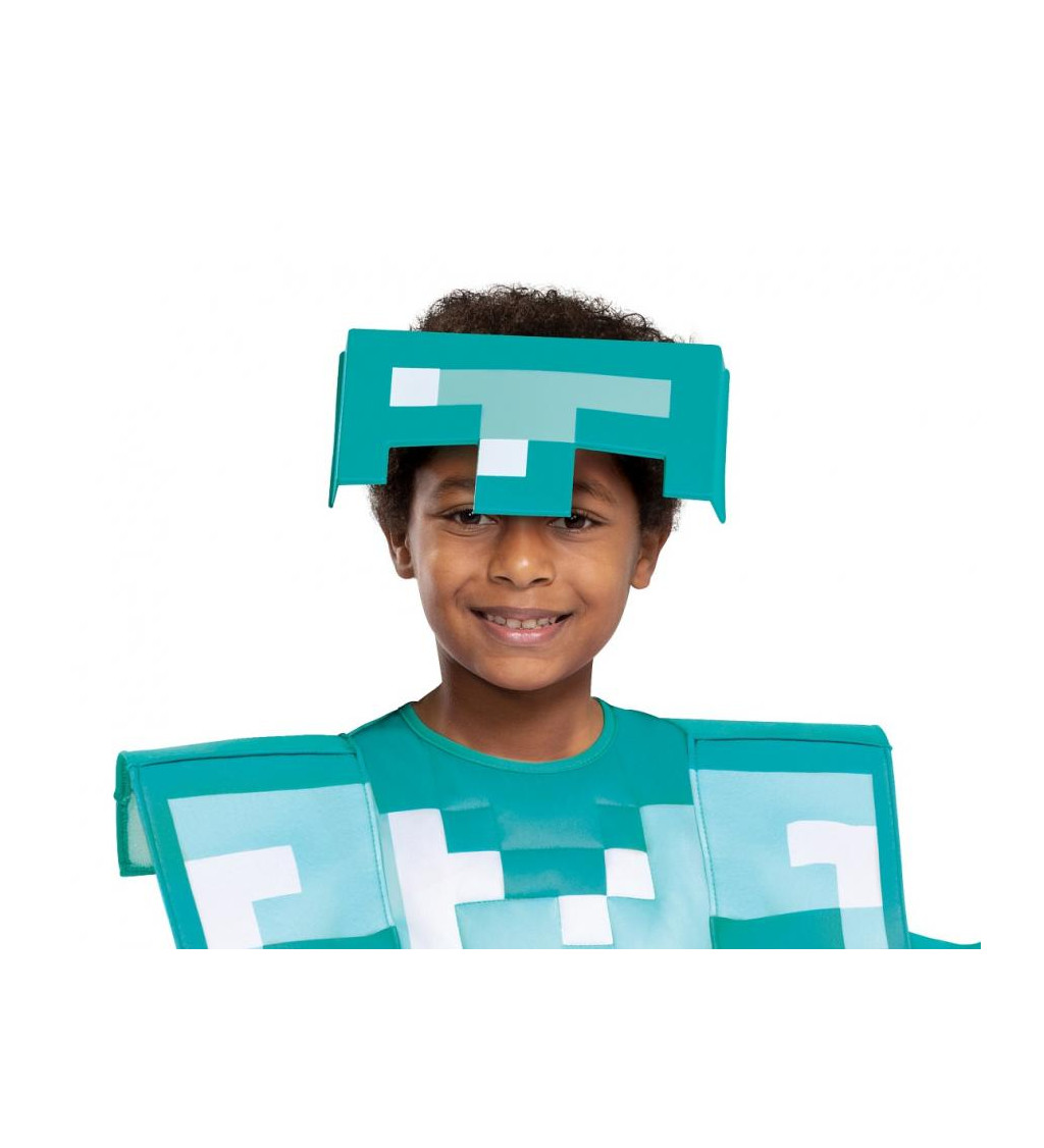 Dětský kostým - Minecraft diamantová zbroj