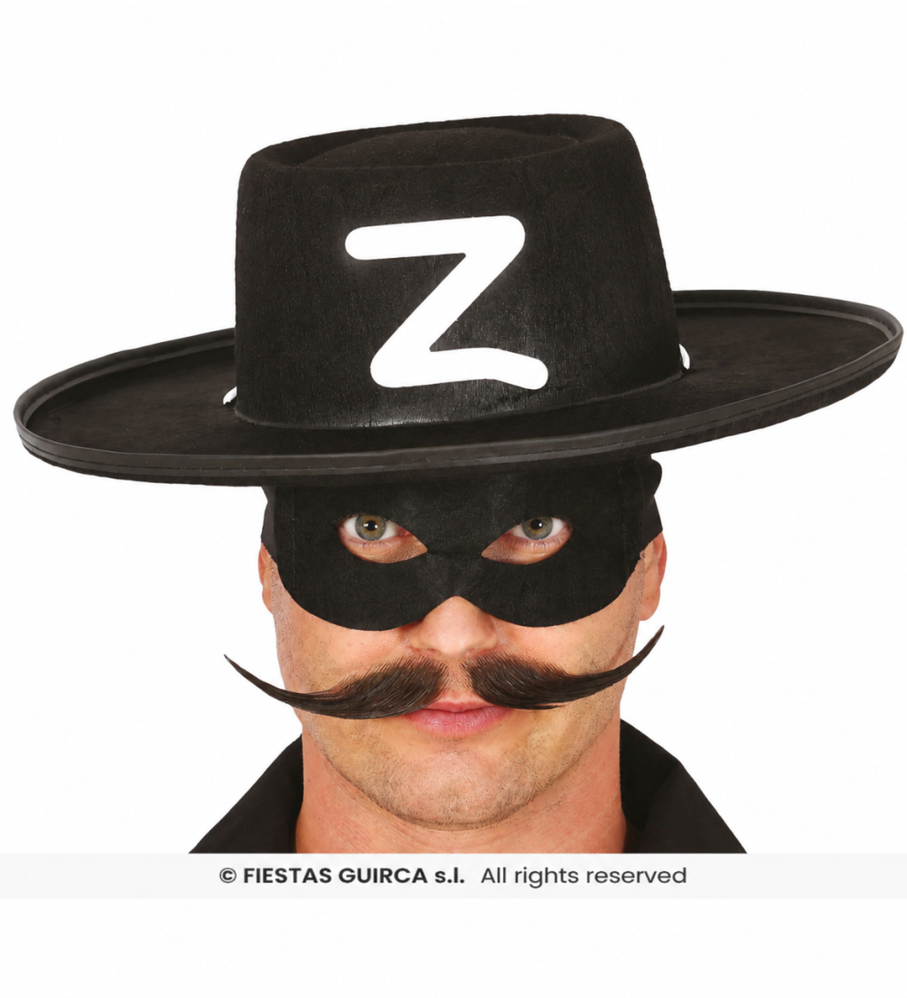 Klobouk bandita černý