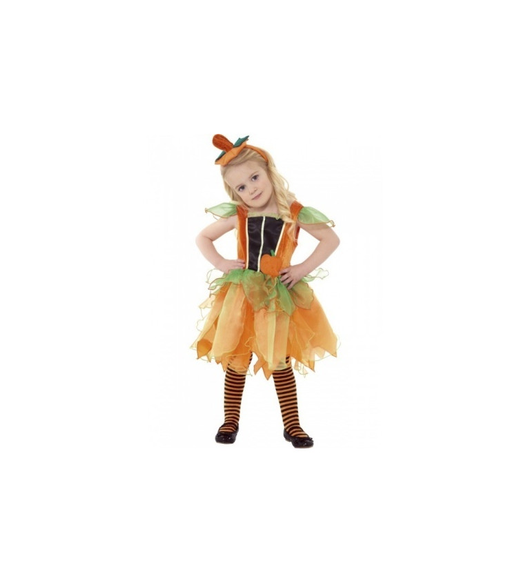 Dětský dívčí kostým - Dýňová víla