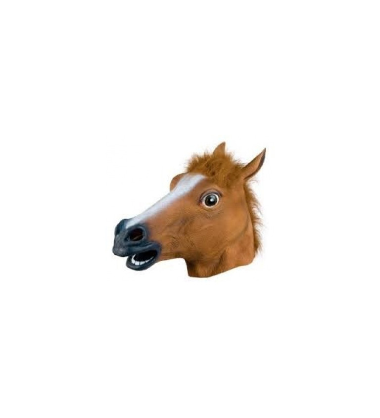 Koňská hlava - gumová maska