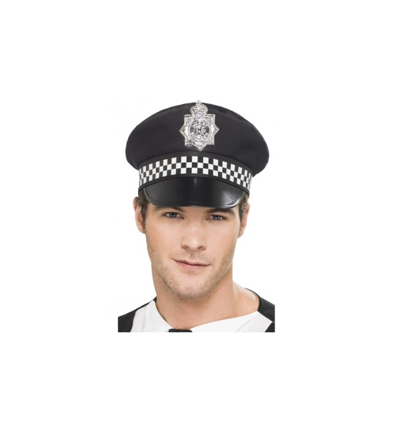 Policejní čepice Extra deluxe - pánská