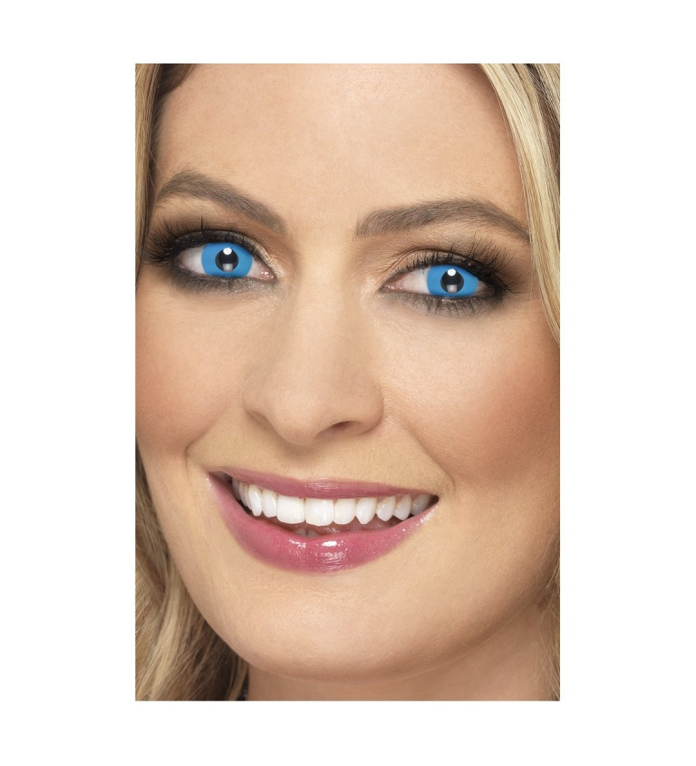 Barevné kontaktní čočky - modré II