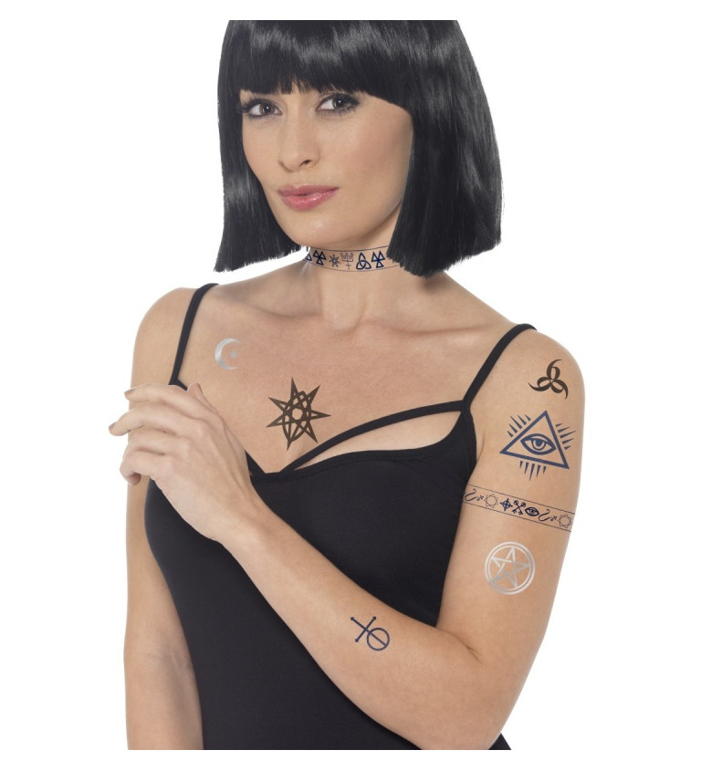 Nalepovací tetování - okultní