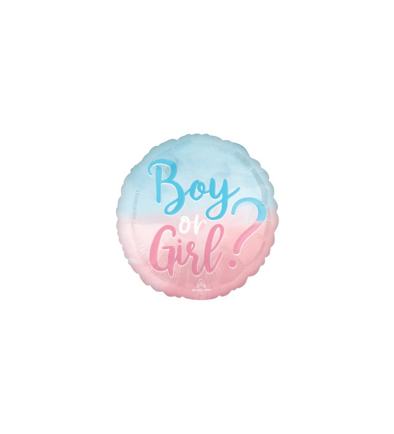 Fóliový balónek - Boy or girl?
