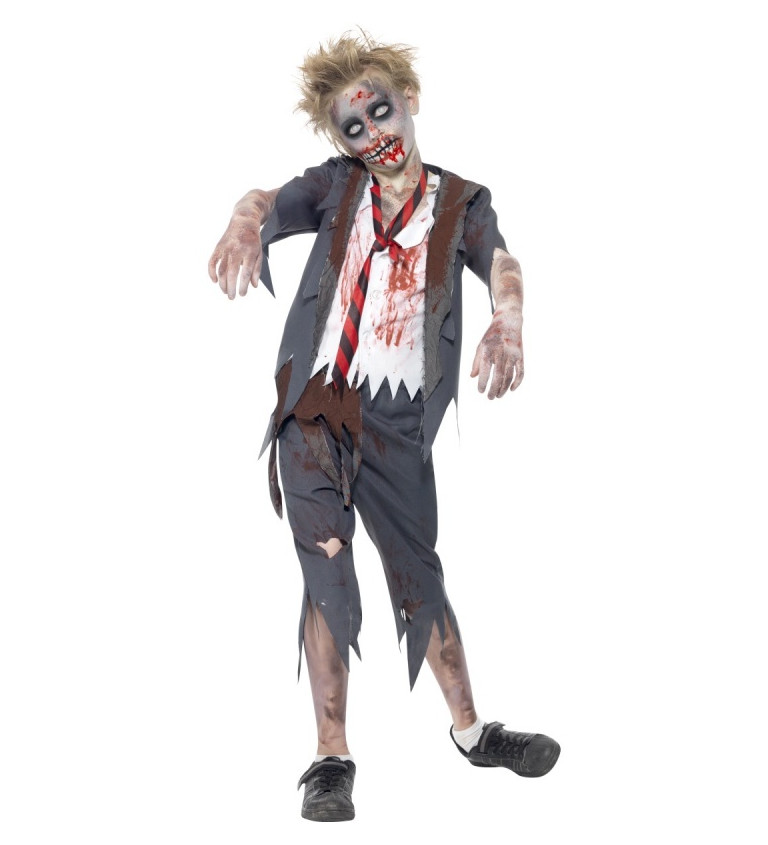 Dětský chlapecký kostým - Zombie žák