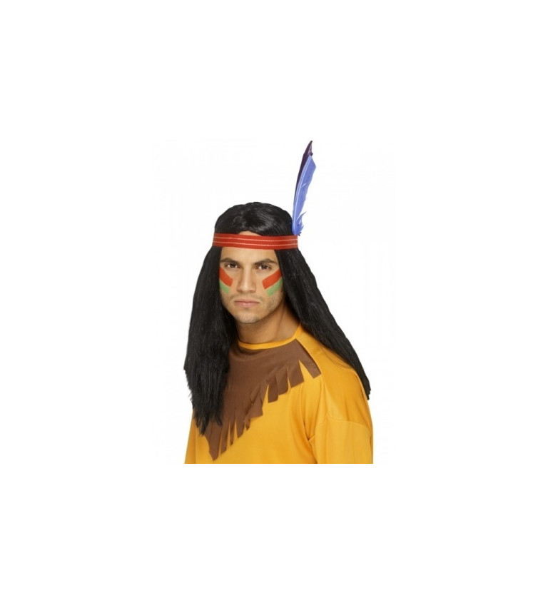 Paruka - Indián, náčelník Apačů