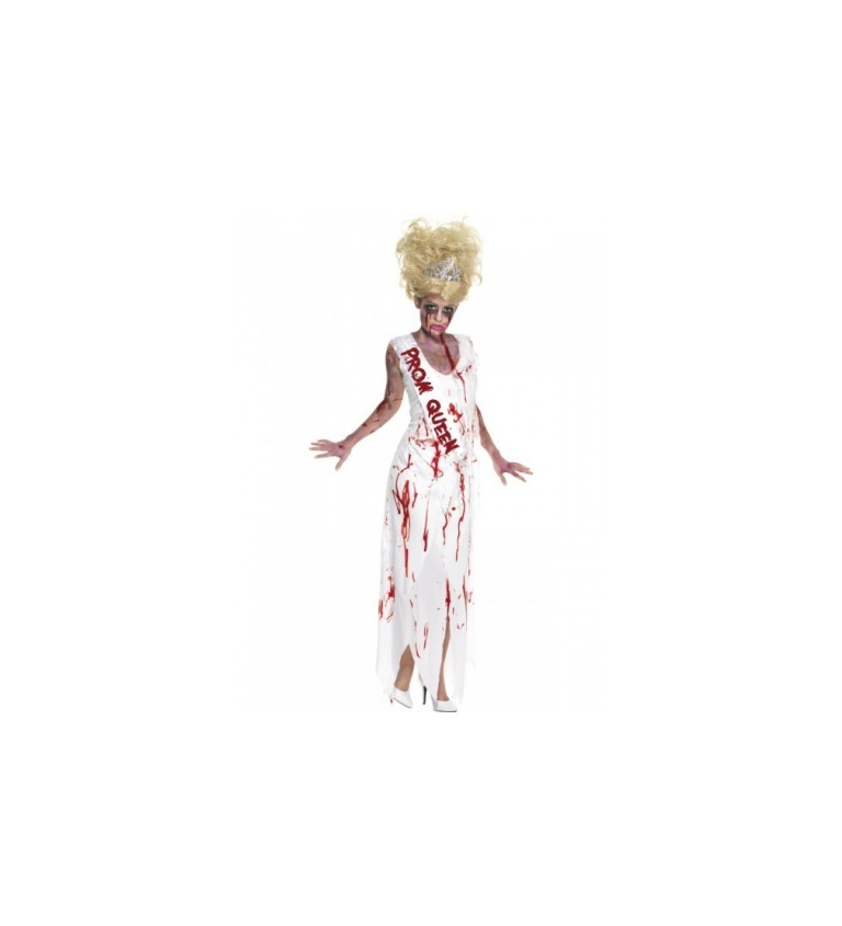 Kostým - Zombie královna maturitního plesu