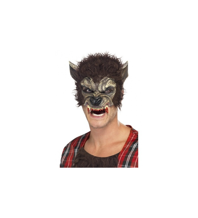 Maska - Vlkodlak, půl obličeje