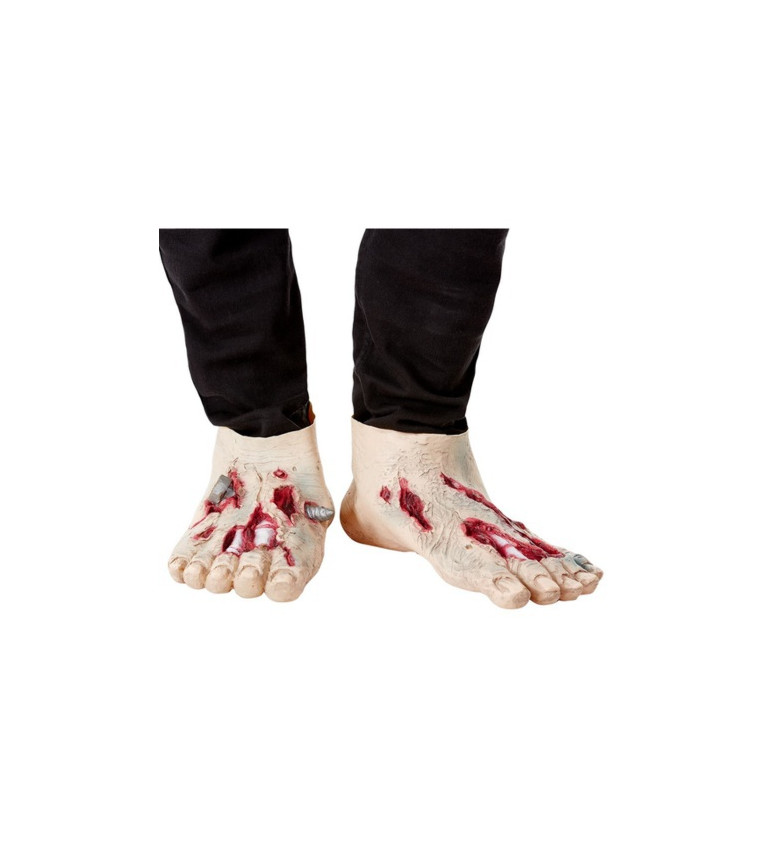 Krvavé zombie latexové návleky