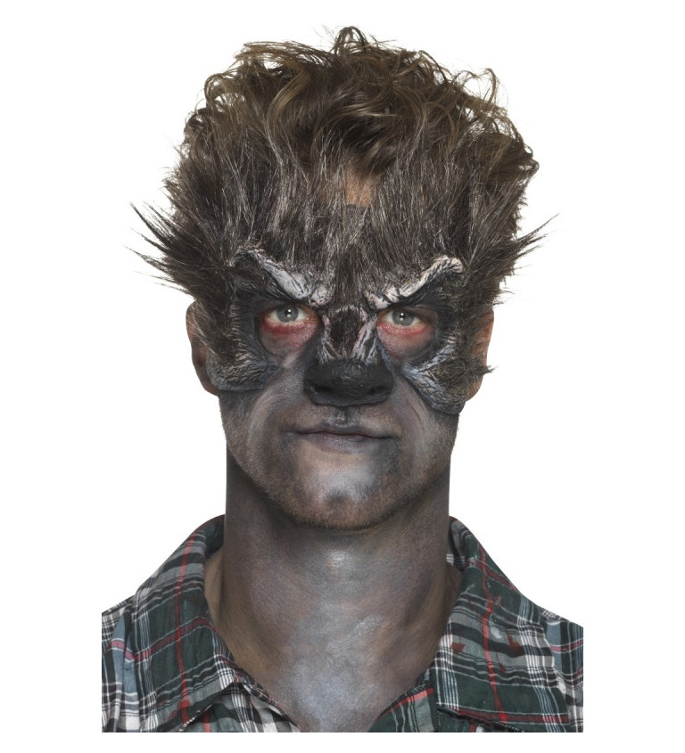 Obličejová maska Vlkodlak - Latex